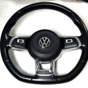 Volant méplat avec airbag  Vw Golf 7 GTE multifonctions 5G0419091EB Origine constructeur 100%