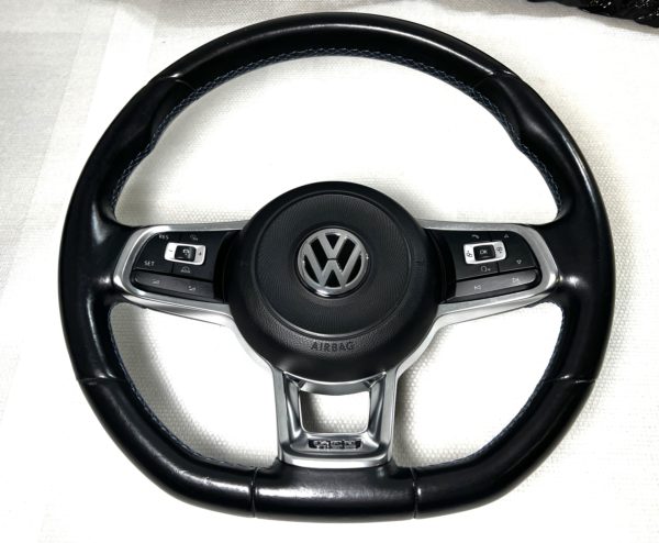 Volant méplat avec airbag  Vw Golf 7 GTE multifonctions 5G0419091EB Origine constructeur 100%