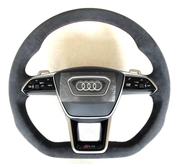 Volant RS méplat alcantara Multifonctionnel avec airbag Audi RS4 RS5 RS6 4K0419091BG TPE OEM Neuf !