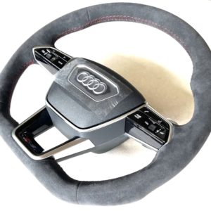 Volant RS méplat alcantara Multifonctionnel avec airbag Audi RS4 RS5 RS6 4K0419091BG TPE OEM Neuf !