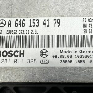 0281011328 A6461534179 ECU Calculateur moteur MERCEDES Classe E200 W211 2.2cdi