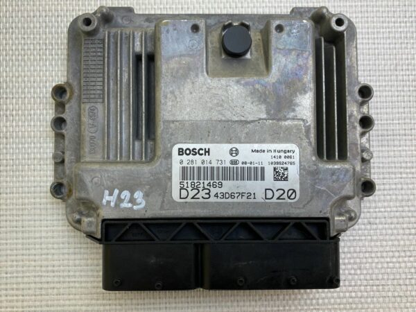 0281014731 51821469 D23 43D67F21 D20 ECU Calculateur moteur Fiât Ducato 2.3L Jtd