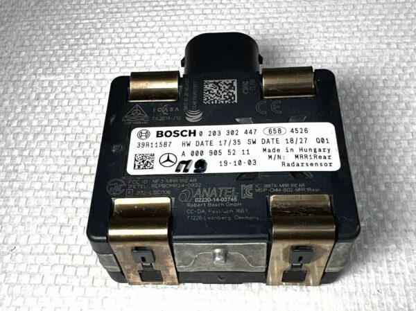 ACC Module 0203302447 A0009055211 Radar Sensor Capteur distance régime Mercedes