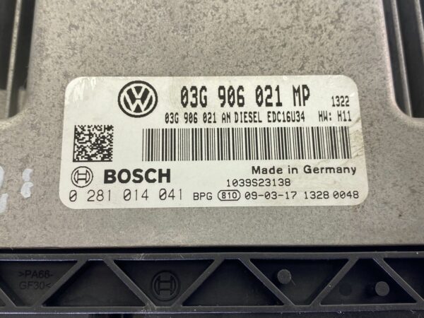 ECU CALCULATEUR MOTEUR 03G906021MP 0281014041 Vw TOURAN 2.0TDI 140CV BKD EDC16U1