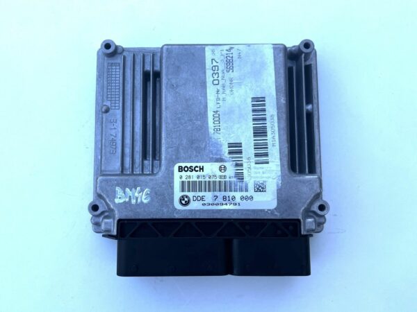 ECU CALCULATEUR MOTEUR BMW E83 E90 320D 0281015075 DDE 7810000 EDC16C35 N47D20A