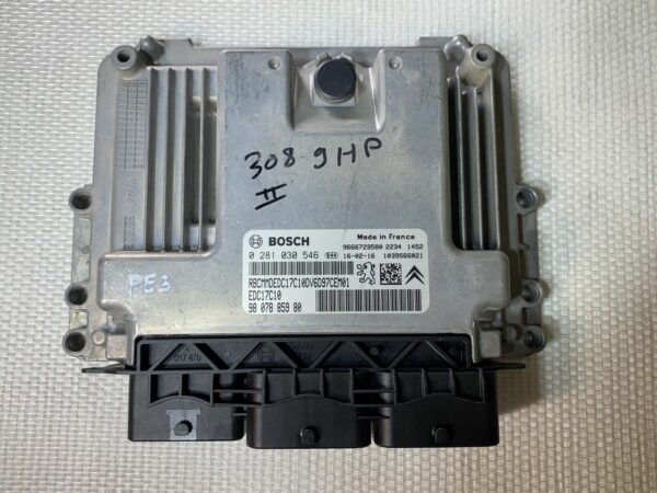 ECU CALCULATEUR Moteur PSA 1.6EHDI 9HP EDC17C10 0281030546 9807885980 9666729580