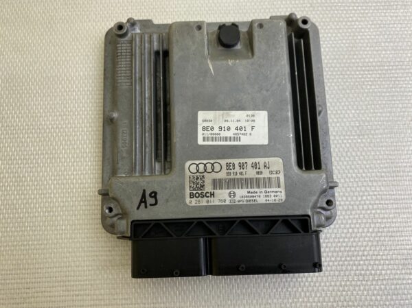 ECU Engine Control Unit Audi A4 3.0TDI 8E0907401AJ 0281011760 EDC16CP BKN