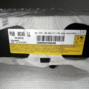 Mercedes-Benz A2468600402 Class B Airbag Passager 2012-18 PAB W246 LL 618237600