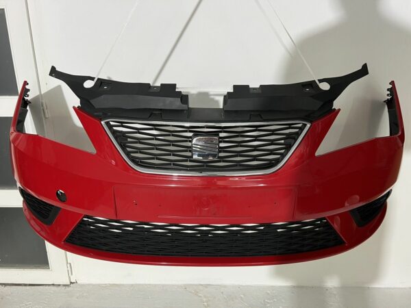 Pare-choc avant complet Seat Ibiza IV 4 6J Facelift Rouge 6J0805903C Très propre