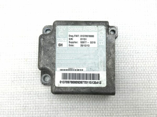 01370978080 SENSOR AIRBAG ECU MODULE DUCATO BOXER  Citroën JUMPER 3 Calculateur