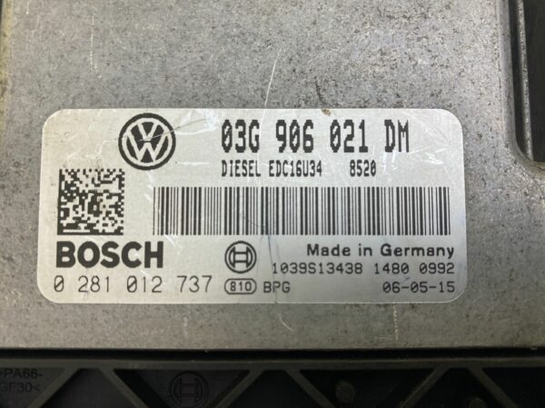 03G906021DM Calculateur Ecu Périphérique Taxe Moteur VW Touran 1.9tdi 105ch BLS