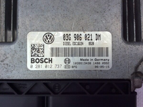 03G906021DM Calculateur Ecu Périphérique Taxe Moteur VW Touran 1.9tdi 105ch BLS