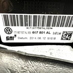 1T1857507AL rétroviseur extérieur gauche Vw Touran Ph2 2008-2014  6pins NEUF OEM