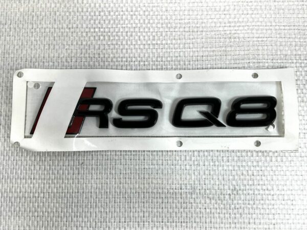 4M8853740A Logo Noir emblème hayon Inscription Audi RSQ8 OEM Neuf OEM Original