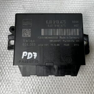 6J0919475 commande aide stationnement Parking PDC Parkhilfe Seat Ibiza 6J 2010