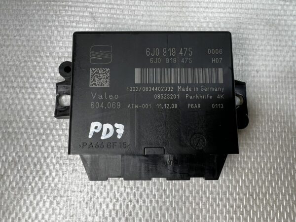 6J0919475 commande aide stationnement Parking PDC Parkhilfe Seat Ibiza 6J 2010