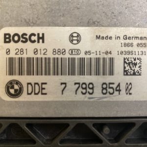 DDE 7799854 02 02810128 ECU CALCULATEUR UNITÉ CONTRÔLE MOTEUR BMW 318d 118d M47