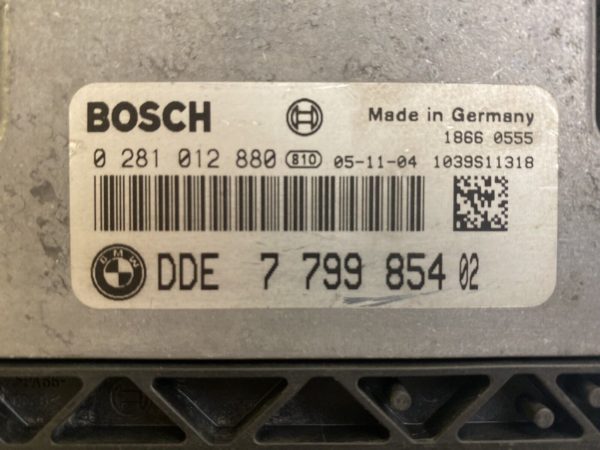 DDE 7799854 02 02810128 ECU CALCULATEUR UNITÉ CONTRÔLE MOTEUR BMW 318d 118d M47