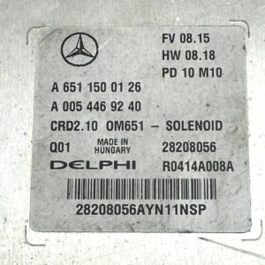 ECU A6511500126 A0054469240 MERCEDES C Classe W204 C220 E220 W212 CDI  CRD2.10