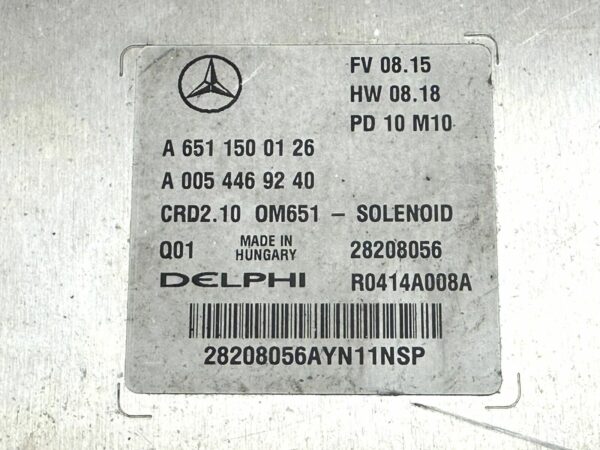 ECU A6511500126 A0054469240 MERCEDES C Classe W204 C220 E220 W212 CDI  CRD2.10