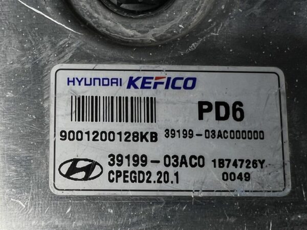 ECU Calculateur moteur HYUNDAI i30 1.4T-GDI 9001200128KB 39199-03AC0 CPEGD2.20.1