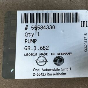 OEM NEUF Pompe à huile Opel Astra Insignia 2,0 CDTI 55574181 55581829 55584330