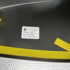 OEM Skoda Rapid Décor Couverture Rétroviseur Mirror Cover Set Carbon 5JA072530B