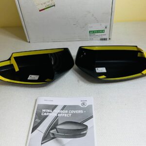 OEM Skoda Rapid Décor Couverture Rétroviseur Mirror Cover Set Carbon 5JA072530B