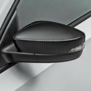 OEM Skoda Rapid Décor Couverture Rétroviseur Mirror Cover Set Carbon 5JA072530B