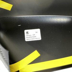 OEM Skoda Rapid Décor Couverture Rétroviseur Mirror Cover Set Carbon 5JA072530B