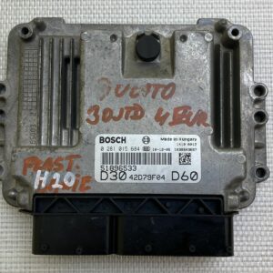 0281015684 51896533 D30 42D79F04 D60 ECU Calculateur moteur Fiât Ducato 3L Jtd