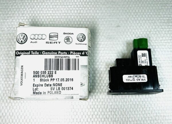 5G0035222E VW Golf 7 Audi A3 Seat Port USB Aux-Adaptateur en interface OEM NEUF