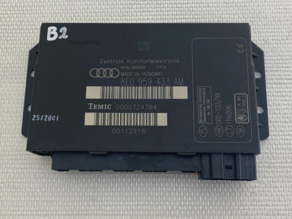 8E0959433AM Dispositif Commande Centralisé Boîtier conforte Audi A4 B5 B6 Temic