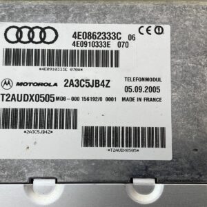 Audi A8 Téléphone Module Contrôle Unité Motorola 4E0862333C 4E0910333E 2A3C5JB4Z