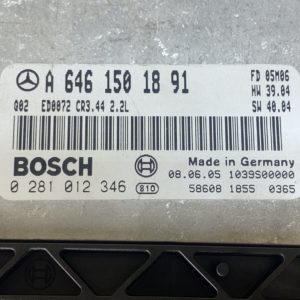 ECU Calculateur MERCEDES E200 W211 2.2cdi 0281012346 A6461501891 ED0072 CR3.44