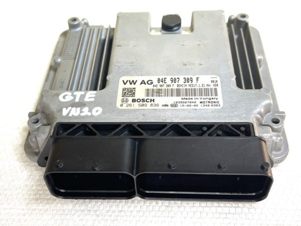 ECU Vw Golf 7 GTE 04E907309F 0261S09836 MED17.1.21 H22 Unité calculateur moteur