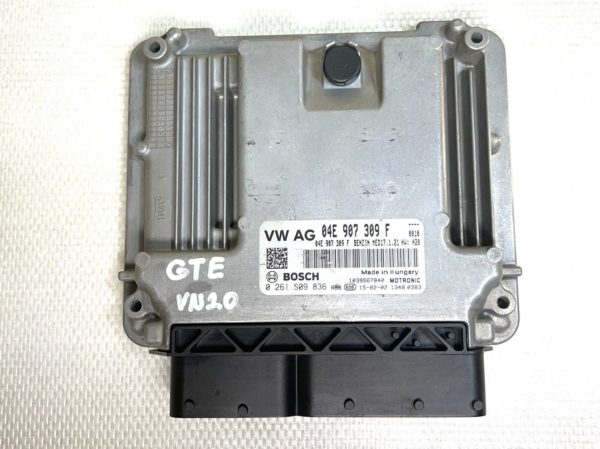 ECU Vw Golf 7 GTE 04E907309F 0261S09836 MED17.1.21 H22 Unité calculateur moteur