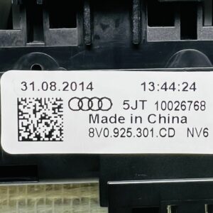 NEUF 8S1925301A 5PR Ram Commande d’option bouton warning Audi TT 8S  2012-2020