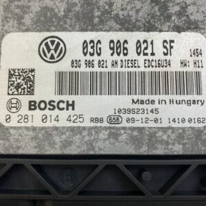 03G906021SF EDC16U34 0281014425 ECU Calculateur moteur Audi A3 Vw Golf 2l Tdi140