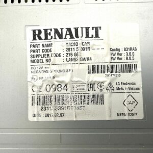 281153391R Navigation écran GPS Renault Master 3 Opel Movano B OEM 276668