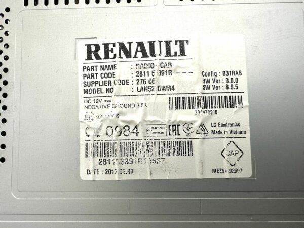 281153391R Navigation écran GPS Renault Master 3 Opel Movano B OEM 276668