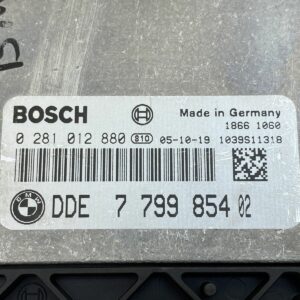 DDE 7799854 02 02810128 ECU CALCULATEUR UNITÉ CONTRÔLE MOTEUR BMW 318d 118d M47