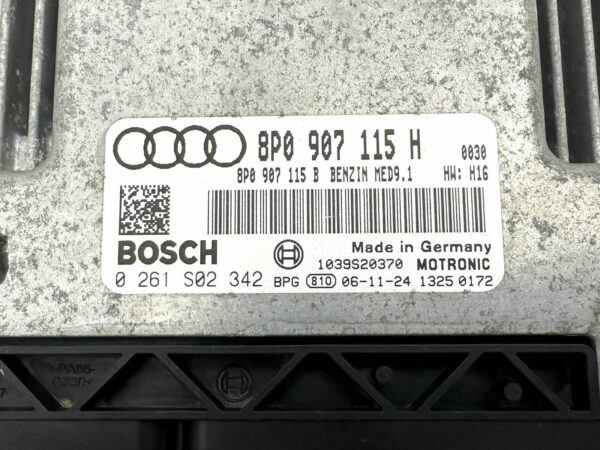 ECU MED9.1 0261S02342 8P0907115H Audi S3 8P 2.0tfsi 265ph Quattro Calculateur