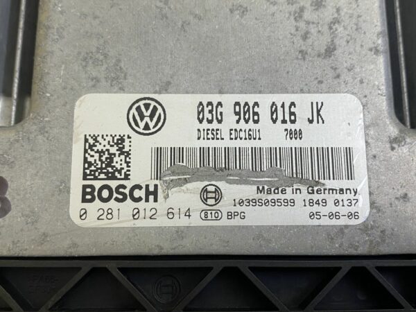 03G906016JK EDC16U1 0281012614 ECU Calculateur moteur Vw Jetta 1,9tdi 105cv BKC