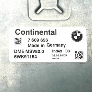 ECU 5WK91154 7609656 BMW Z4 2.3i N52 S-drive Lift PETROL ENGINE DME MSV80.0 100%