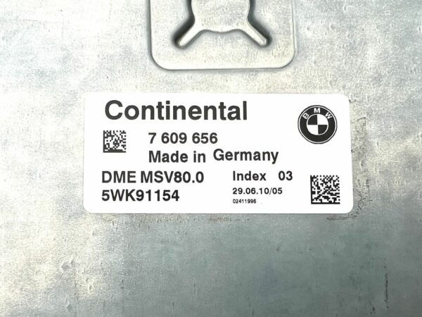 ECU 5WK91154 7609656 BMW Z4 2.3i N52 S-drive Lift PETROL ENGINE DME MSV80.0 100%