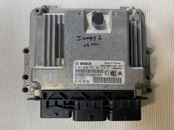 ECU CALCULATEUR Moteur PSA 1.6EHDI 9HP EDC17C10 0281030546 9807885980 9666729580