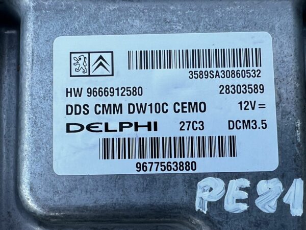 ECU Calculateur moteur PEUGEOT CITROEN 2.0HDI 160cv DCM3.5 9666912580 9667082380