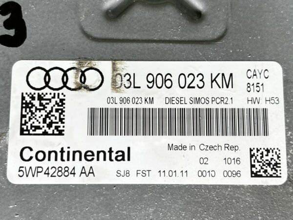 ECU Unité Contrôle Moteur Audi A1 8xA 1.6tdi CAYC 03L906023KM 5WP42884 AA PCR2.1