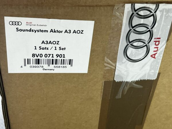 Soundsystem Aktor Audi A3 S3 RS3 8V Motorsoundsystem Abgassnundanlage 8V0071901